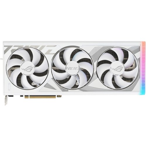 Відеокарта ASUS RTX 4090 ROG Strix White OC Edition 24GB GDDR6X (384bit) (2640/21000) (2 x HDMI, 3 x DisplayPort) (ROG-STRIX-RTX4090-O24G-WHITE)