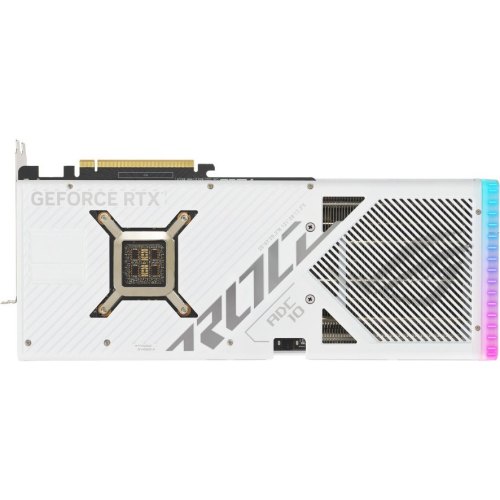 Відеокарта ASUS RTX 4090 ROG Strix White OC Edition 24GB GDDR6X (384bit) (2640/21000) (2 x HDMI, 3 x DisplayPort) (ROG-STRIX-RTX4090-O24G-WHITE)