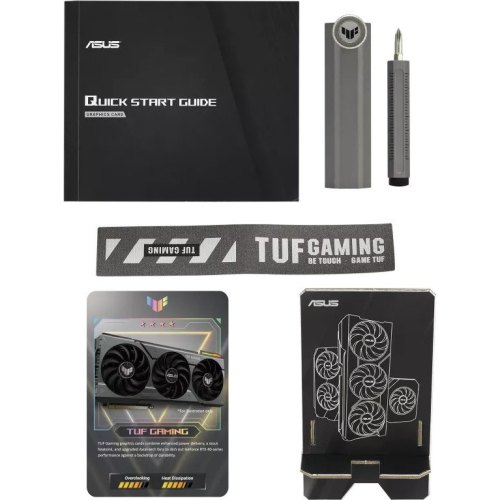 Відеокарта ASUS RTX 4070 TUF Gaming 12GB GDDR6X (192bit) (21000) (1 x HDMI, 3 x DisplayPort) (TUF-RTX4070-12G-GAMING)