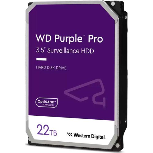 Жорсткий диск 3.5 WD Purple Pro 22TB/7200/512/S3.0 (WD221PURP)