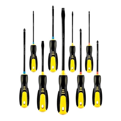 Викрутки TOPEX, набір 9шт, SL,PH,PZ, сталь CrV