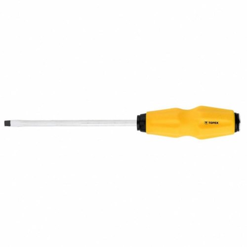 Викрутка TOPEX, плоска, ударна, SL6x150мм, сталь CrV