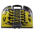 Викрутки Stanley, набір 51шт, 21 біта, SL,PH,Torx,H, 9 торцевих головок, кейс