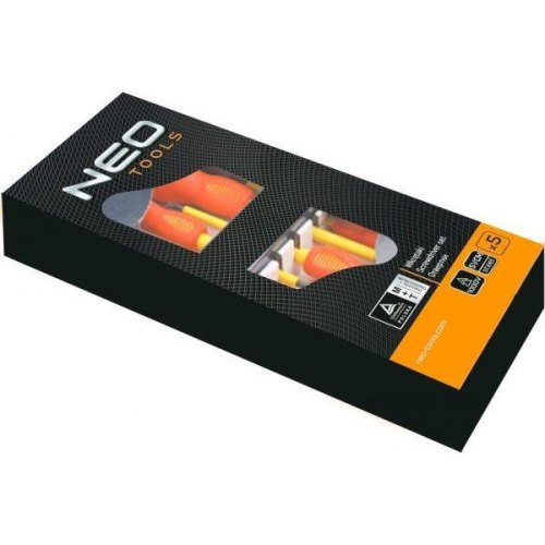 Викрутки Neo Tools, набір 5шт, діелектрична, SL,PH, сталь CrMo