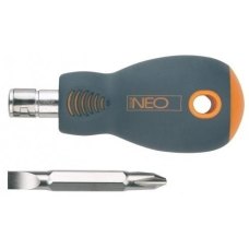 Викрутка Neo Tools, двостороння біта, SL6,PH2, сталь CrMo