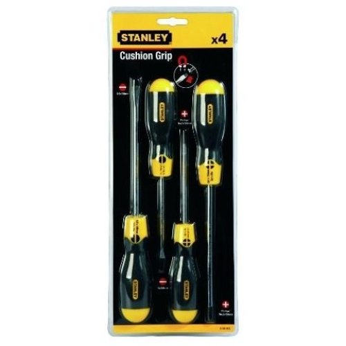 Викрутки Stanley CushionGrip, набір 4шт, SL,PH