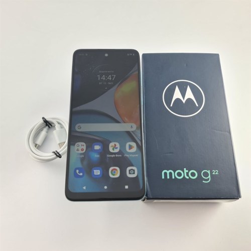 Смартфон MOTOROLA Moto G22 128 GB Iceberg Blue USED **
