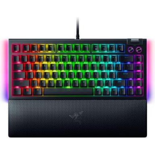 Клавіатура дротова, механічна RAZER BlackWidow V4 75%, Black (RZ03-05000100-R3M1)
