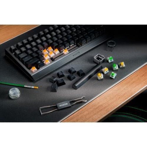 Клавіатура дротова, механічна RAZER BlackWidow V4 75%, Black (RZ03-05000100-R3M1)