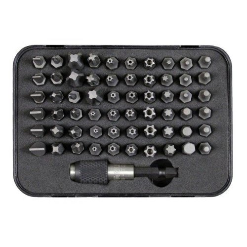 Біти Stanley Expert, набір 61шт, 1/4, магнітний бітотримач, SL,PH,PZ,H,T, 25мм, кейс