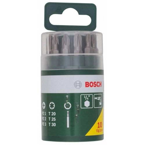 Біти Bosch, набір 9шт, бітотримач, PH,PZ,T, 25мм, кейс