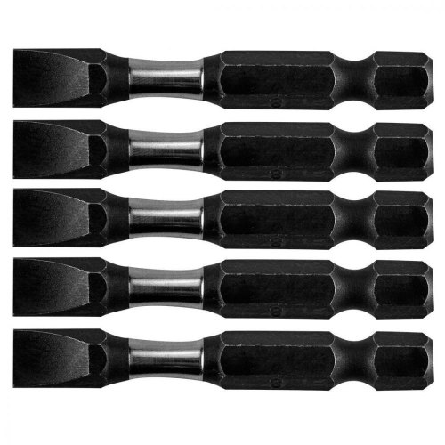 Біти Neo Tools, набір 5шт, 1/4, ударні, SL8х50мм, сталь S2