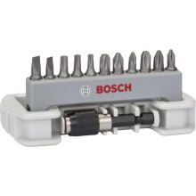 Біти Bosch, набір 11шт, магнітний бітотримач, SL,PH,PZ,T, 25мм