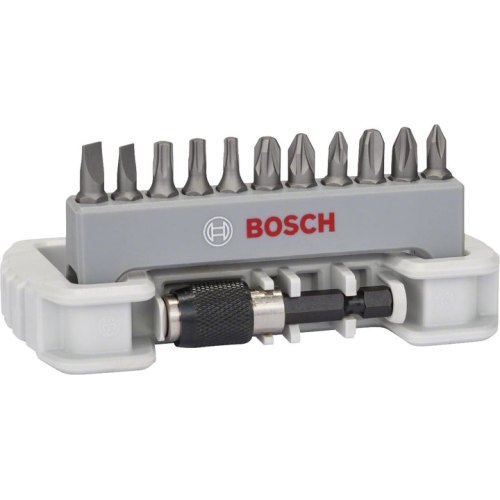 Біти Bosch, набір 11шт, магнітний бітотримач, SL,PH,PZ,T, 25мм