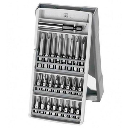 Біти Bosch Mini X-Line Extra Hard, набір 25шт, магнітний бітотримач, PH,PZ,T, кейс