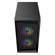 Корпус Logic Concept ATOS MESH+GLASS ARGB fans 3x120mm BLACK без БЖ mATX