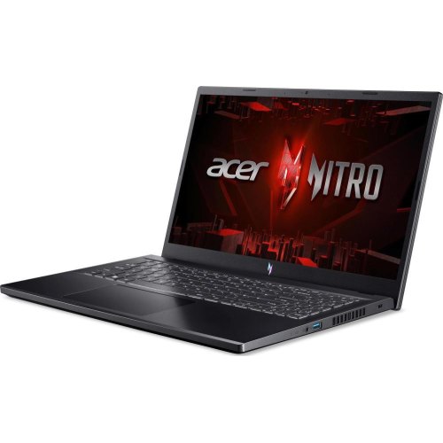 Ноутбук Acer Nitro V 15 ANV15-51-512A (NH.QNBEU.001)15 FHD IPS 144Hz/i5-13420H/16GB/512GB/RTX 4050 6G/2.1kg/Linux/Obsidian Black
