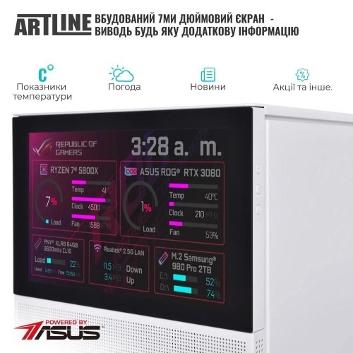 Комп`ютер ARTLINE Gaming D31White Windows 11 Home (D31Whitev53Win)