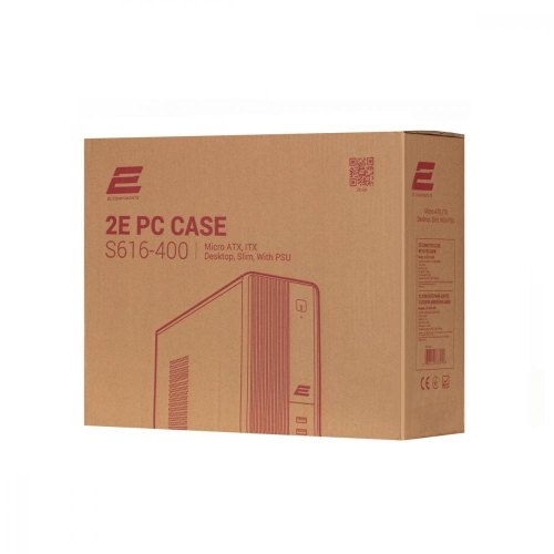 Комп’ютер персональний 2E Integer Intel i3-10100F, 8Gb, F500GB, NVD710-2, H510, 2E-S616, 400W, Win10P