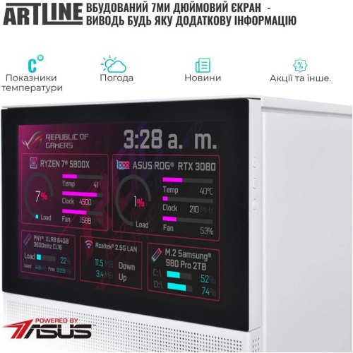 Комп'ютер ARTLINE Gaming D31WHITE (D31WHITEv31)