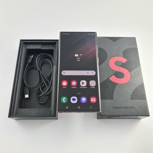 Смартфон Samsung Galaxy S22 Ultra 256 GB Burgundy USED **