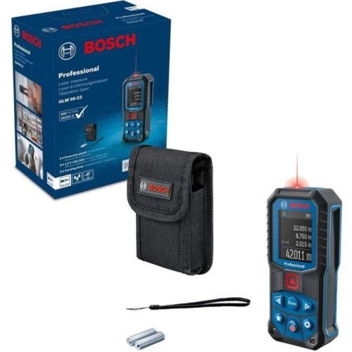 Далекомір лазерний Bosch GLM 50-22, 0.05–50м,  ±1.5мм