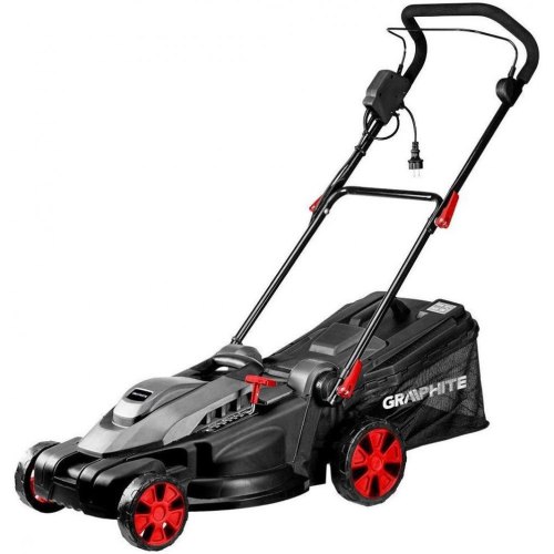 Газонокосарка GRAPHITE, 2000Вт, 43см, 45л, 20-70мм, 14кг