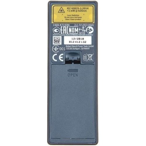 Далекомір лазерний Bosch GLM 20, 0.15–20м,  ±3мм