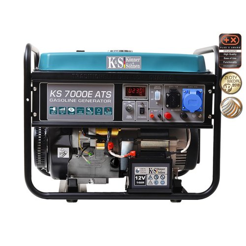 Генератор бензиновий Konner&Sohnen KS 7000E ATS, 230В, 5.5кВт,АТС, електростартер, 76.8кг