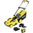 Газонокосарка акумуляторна Karcher LMO 36-40 Battery Set, 36В, 1х5Аг, 40см, 20-70см, до 550м.кв