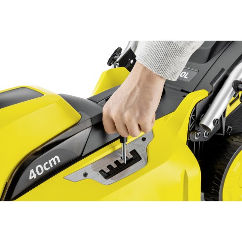 Газонокосарка акумуляторна Karcher LMO 36-40 Battery Set, 36В, 1х5Аг, 40см, 20-70см, до 550м.кв