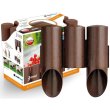 Газонна огорожа Cellfast 3 MAXI, 10 секцій по 21см, 2.1м, коричневий