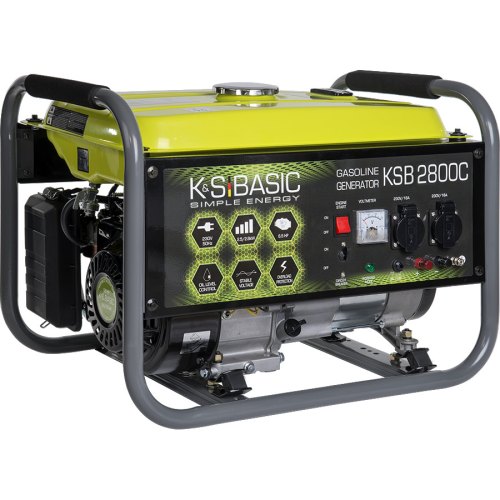 Генератор бензиновий Konner&Sohnen  Basic KSB 2800C, 230В, 2.8кВт,ручний заупуск,36.6кг