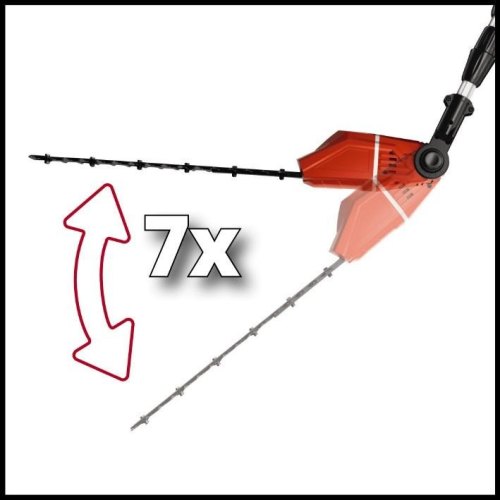 Висоторіз-кущоріз акумуляторний Einhell GE-HC 18 LI T-Solo, 18В PXC, шина 20см, штанга 183-277см, 6.9кг, без АКБ та ЗП