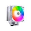 Кулер для процесора JONSBO PISA A5 ARGB White (120mm/LGA 1700/1200/115X/AM4/AM5/265W/4Pin PWM)