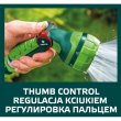 Зрошувач ручний Verto, пістолетний, 1/2-3/4, 7 функцій, плавне регулювання напору води великим пальцем, тримач двокомпонентний