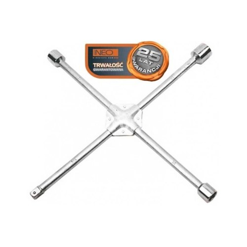 Ключ балонний Neo Tools, хрестовий, 1/2х17х19х22мм, довжина плеча 380мм