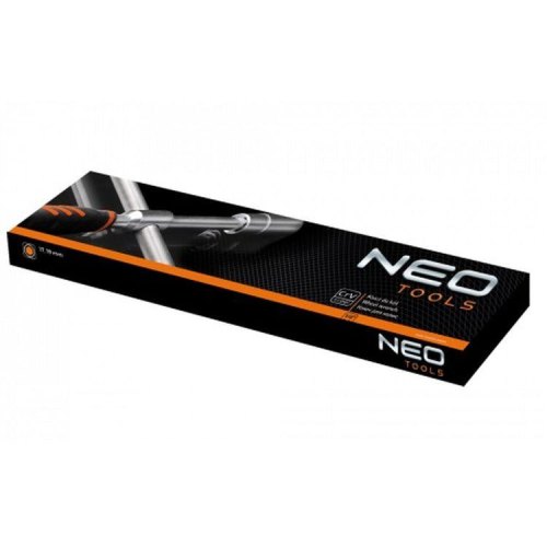 Ключ балонний Neo Tools, 1/2, головки 17,19мм, тримач прогумований