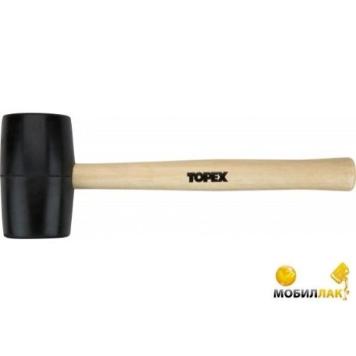 Киянка гумова TOPEX, 900г, 72мм, рукоятка дерев'яна
