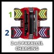 Зарядний пристрій Einhell 2x2 Power X-Quattrocharger 4A PXC, 18В, 4А 1.29 кг