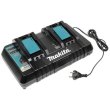 Набір акумулятора та зарядного пристрою Makita 198077-8 LX L1860, 2х18В, 6А•год, ЗП DC18RD, кейс Makpac3