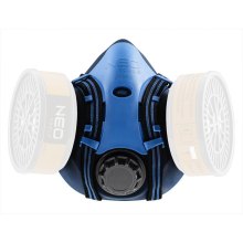 Маска захисна Neo Tools, силіконова, на два фільтруючі патрони (у комплект не входять)