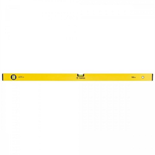 Рівень TOPEX тип 500, 100см, 2 капсули, алюмінієвий