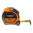 Рулетка Neo Tools, 8м x 25мм, двостороння розмітка, магніт