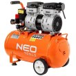 Компресор повітряний Neo Tools, безолійний, 1150Вт, 50л, 180л/хв, 8бар, 2-х поршневий, IP20