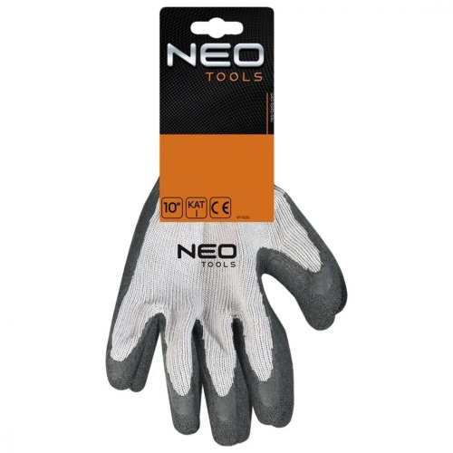 Рукавички робочі Neo Tools, латексне покриття, б/п, р.8, білий