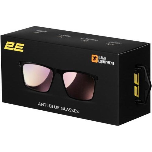 Окуляри захисні 2E GAMING, Anti blue light 40%, чорний