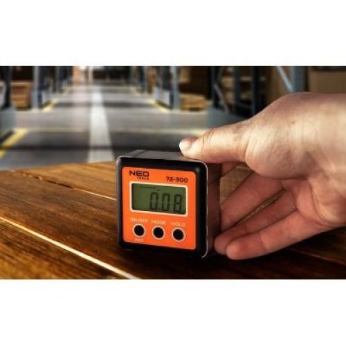 Кутомір Neo Tools, ±0.1град, 4 одиниці вимірів, магніт