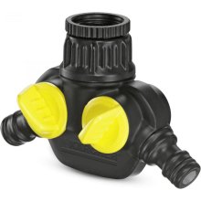 Розподільник для поливу Karcher, 3/4, 1/2, роздільник двоканальний