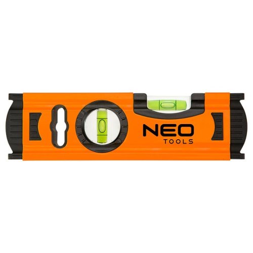Рівень Neo Tools, 20см, 2 капсули, алюмінієвий